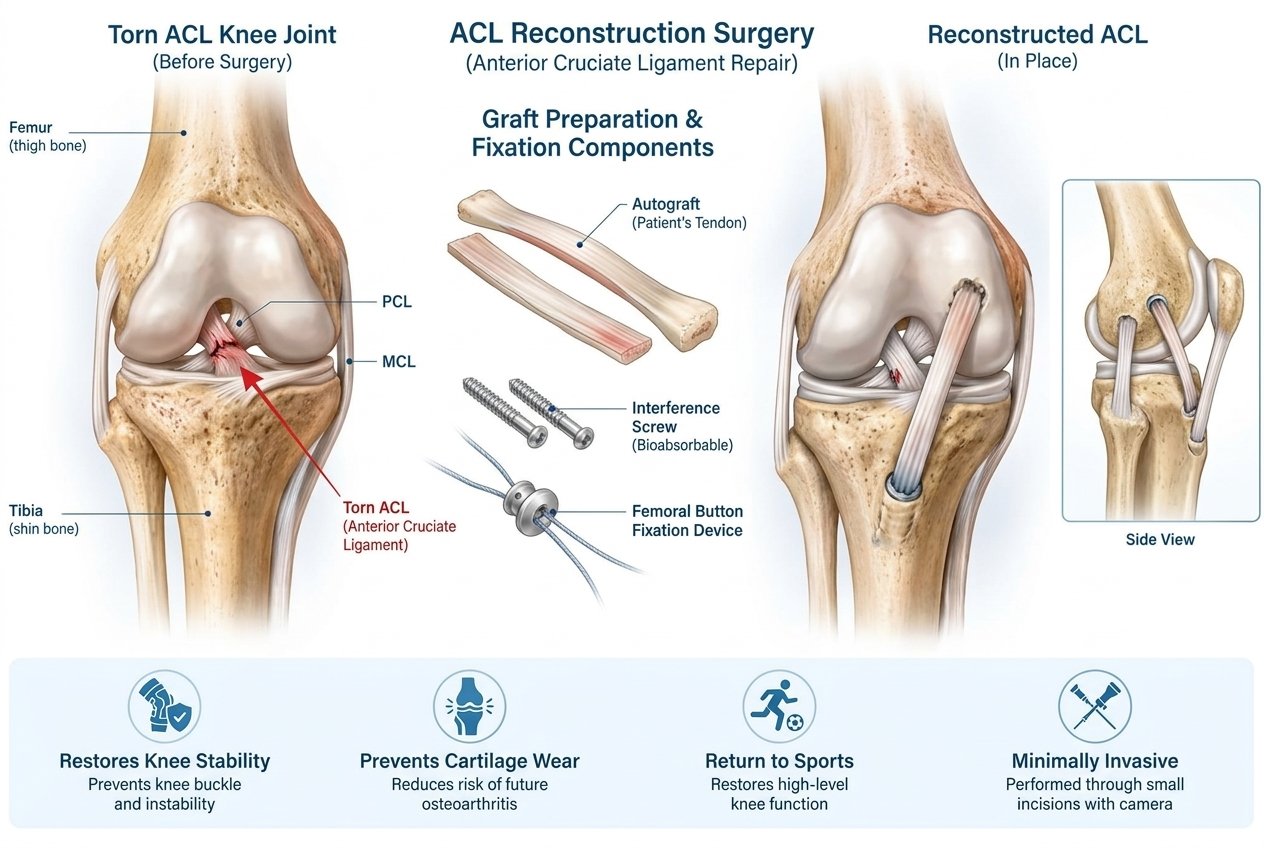 Sports injury & ACL / ligament reconstruction