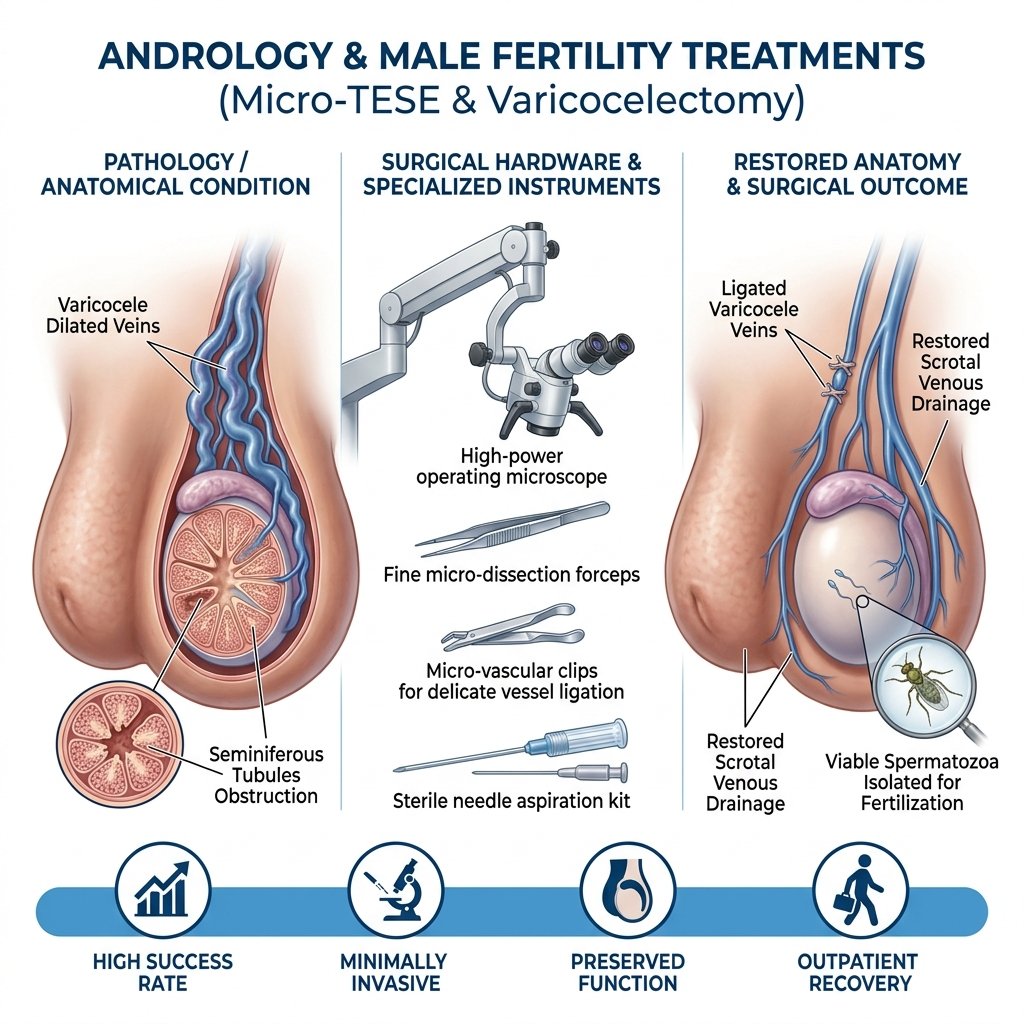 Andrology & male fertility treatment
