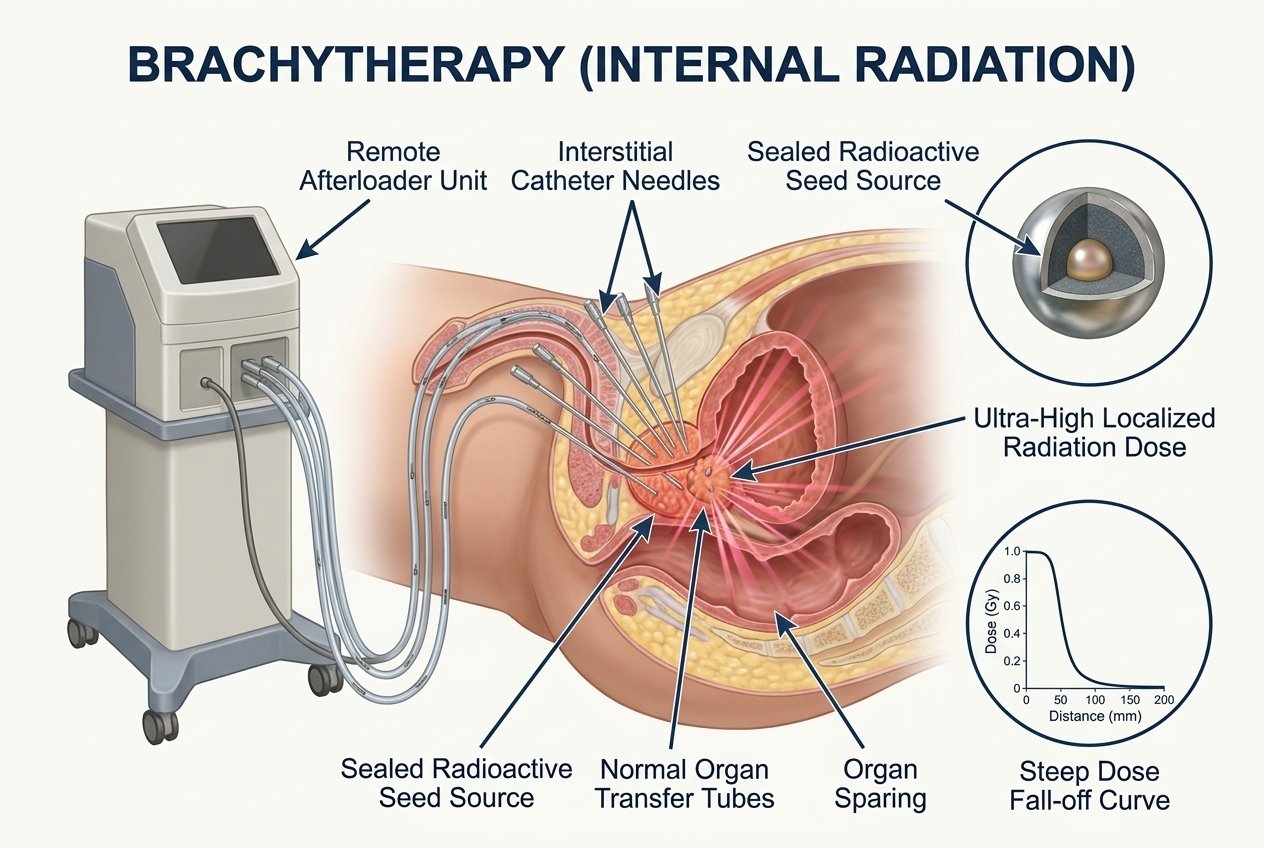 Brachytherapy (internal radiation)