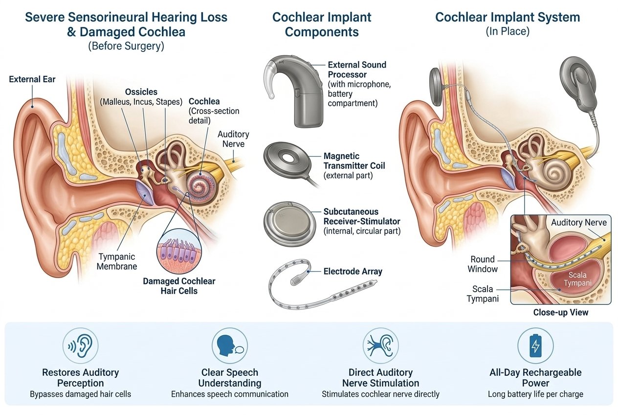 Cochlear implant (children)
