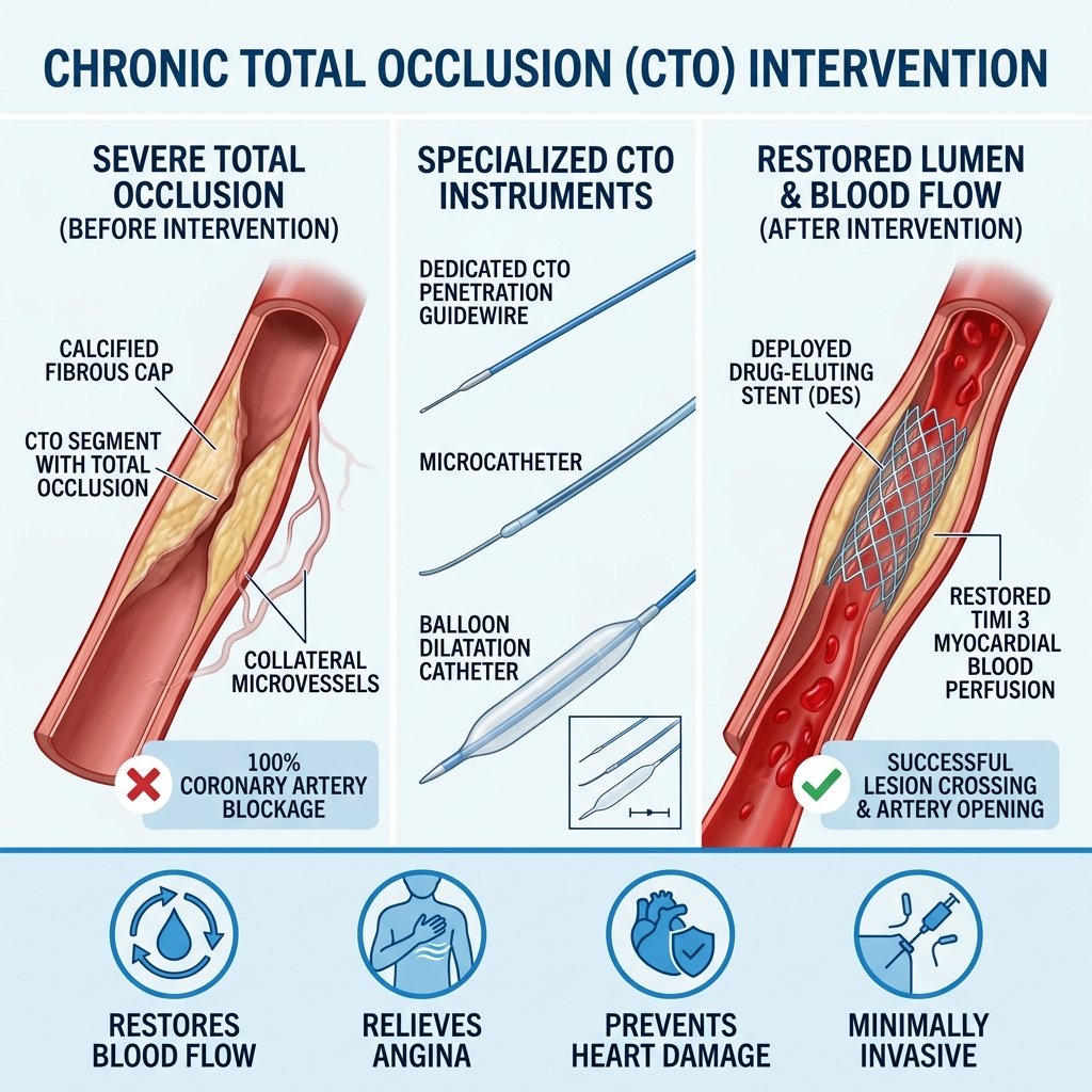 CTO — chronic total occlusion intervention