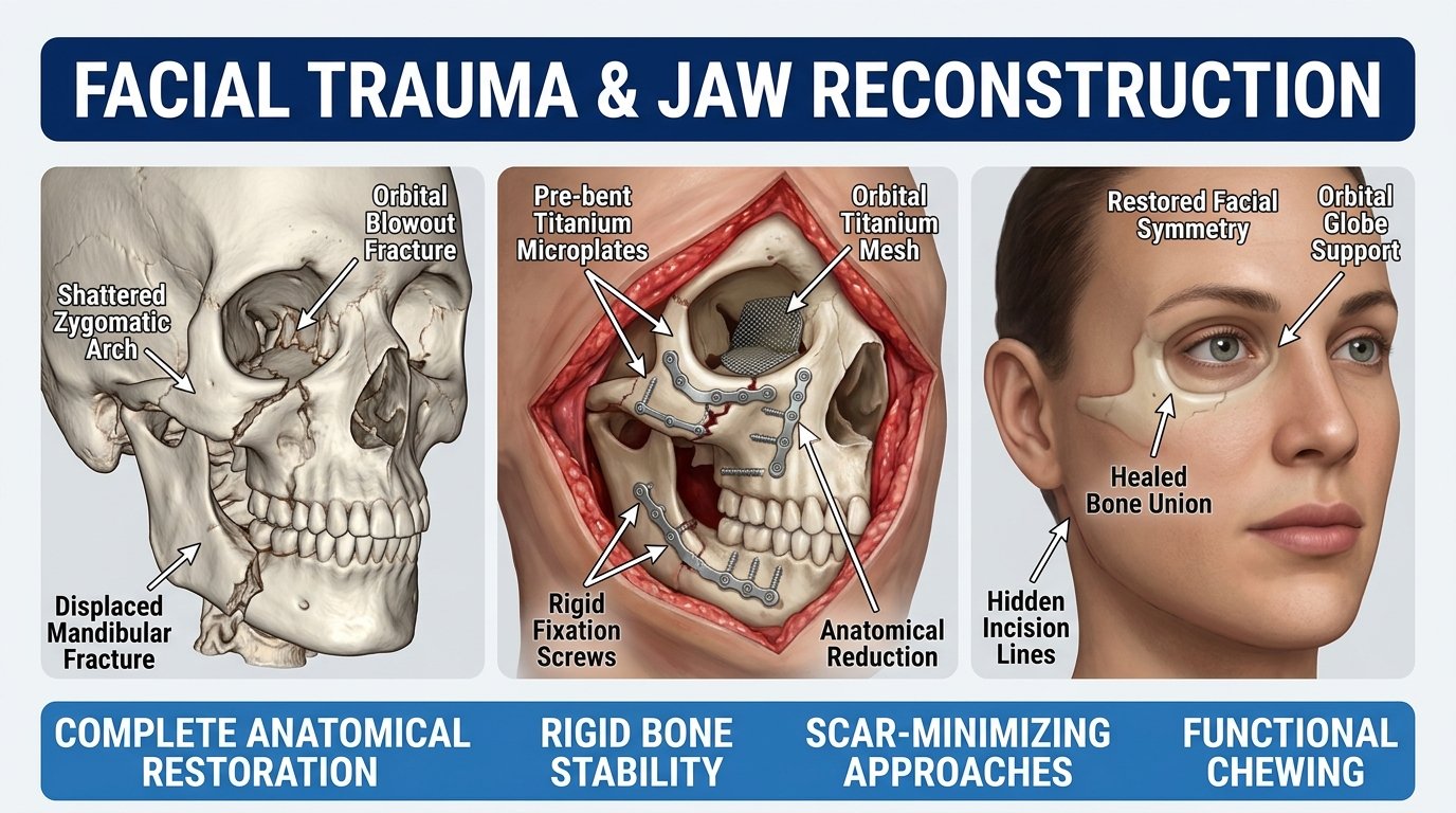 Facial trauma reconstruction