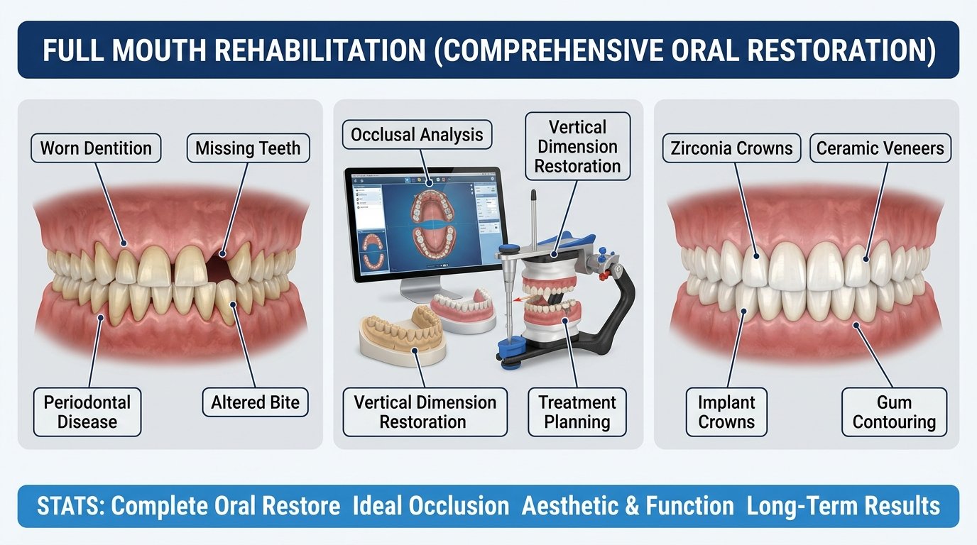 Full mouth rehabilitation