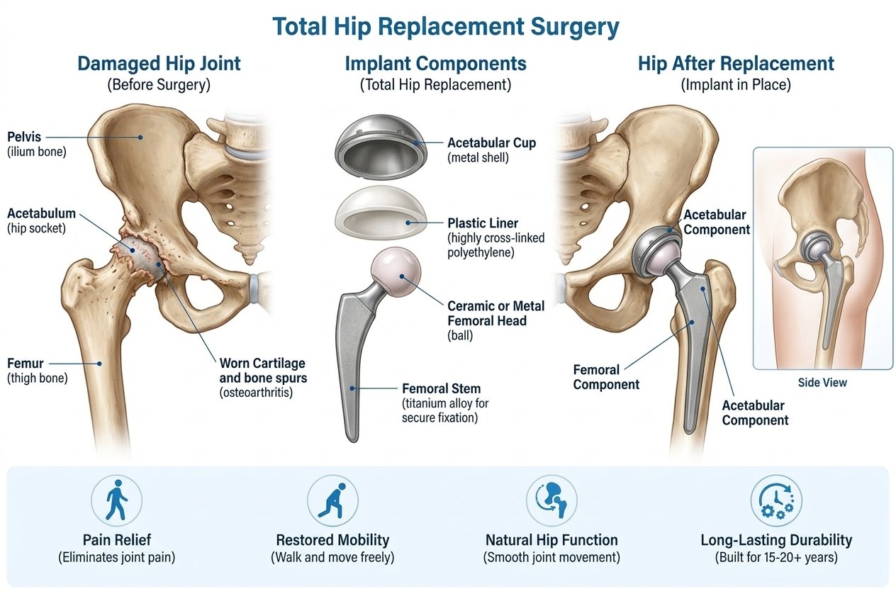 Total hip replacement
