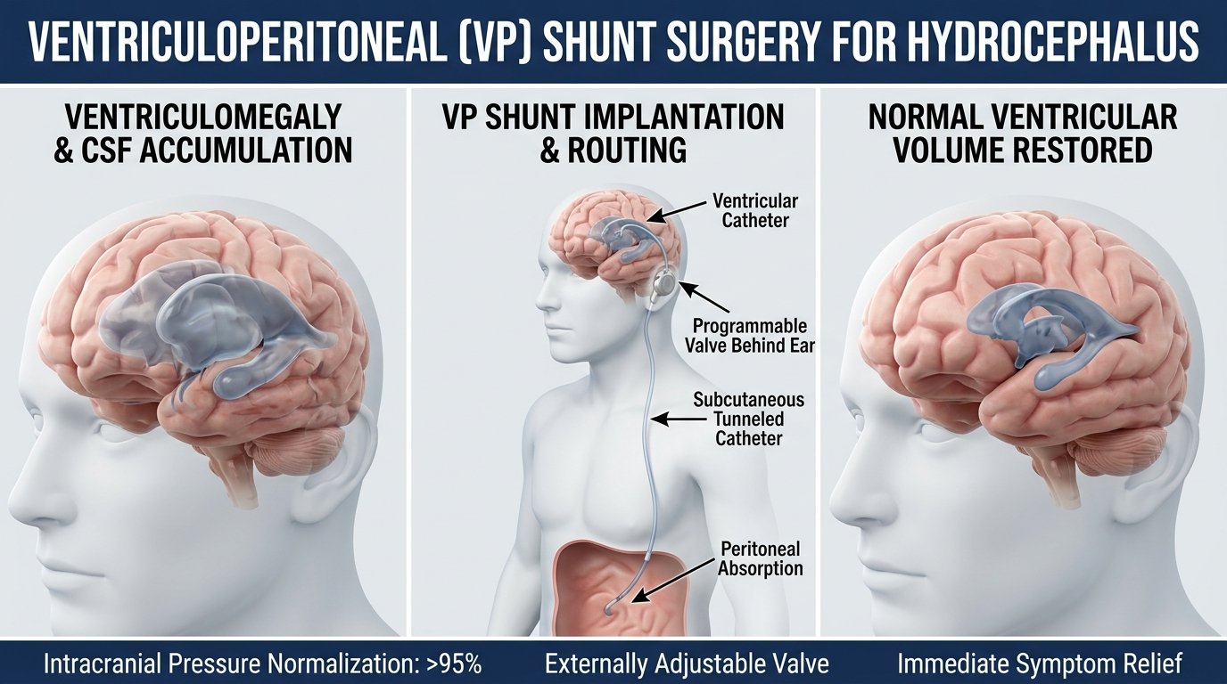 Hydrocephalus shunt surgery