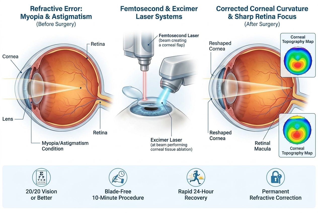 LASIK, SMILE & LASEK laser vision correction