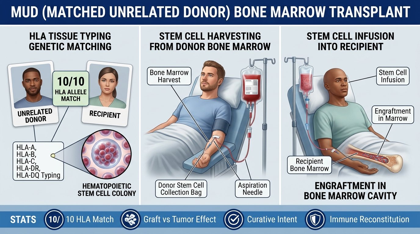 MUD (matched unrelated donor) BMT