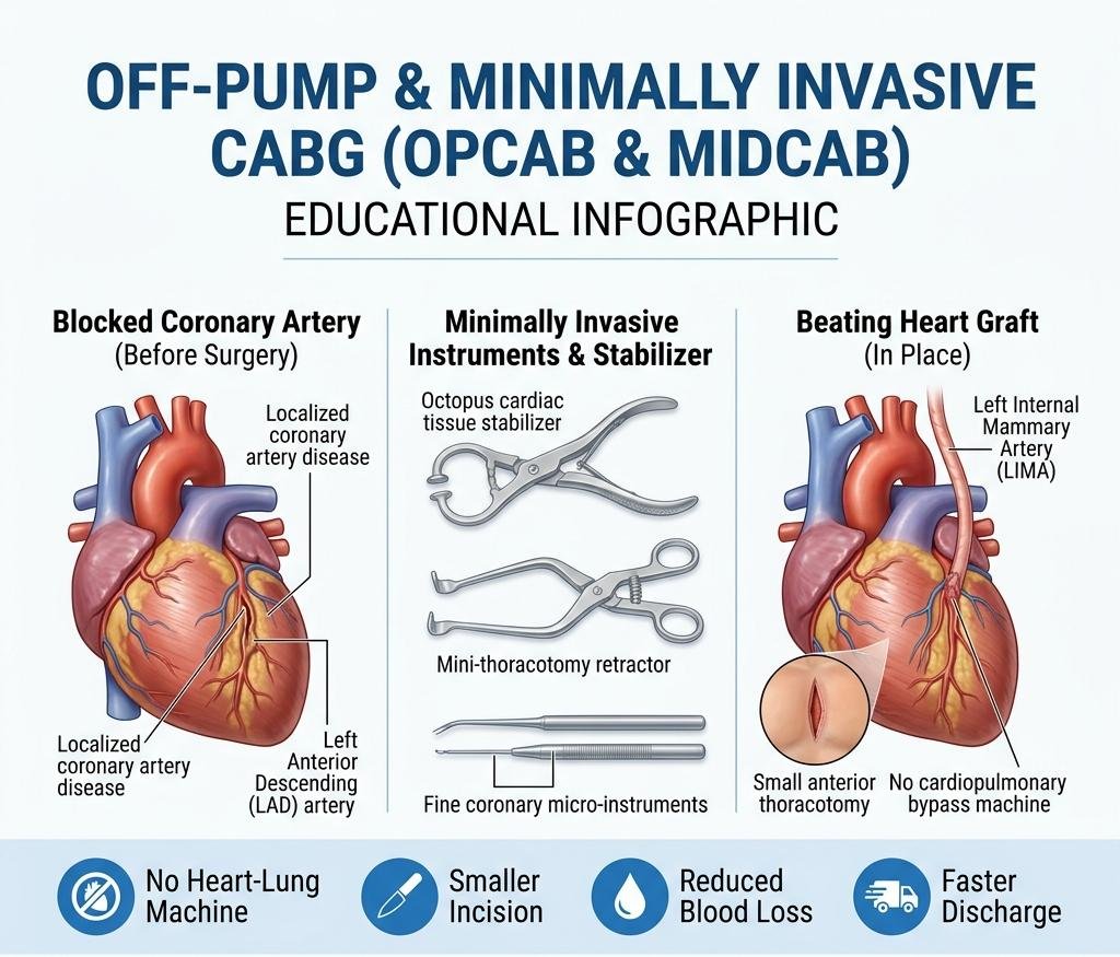Off-pump & minimally invasive CABG