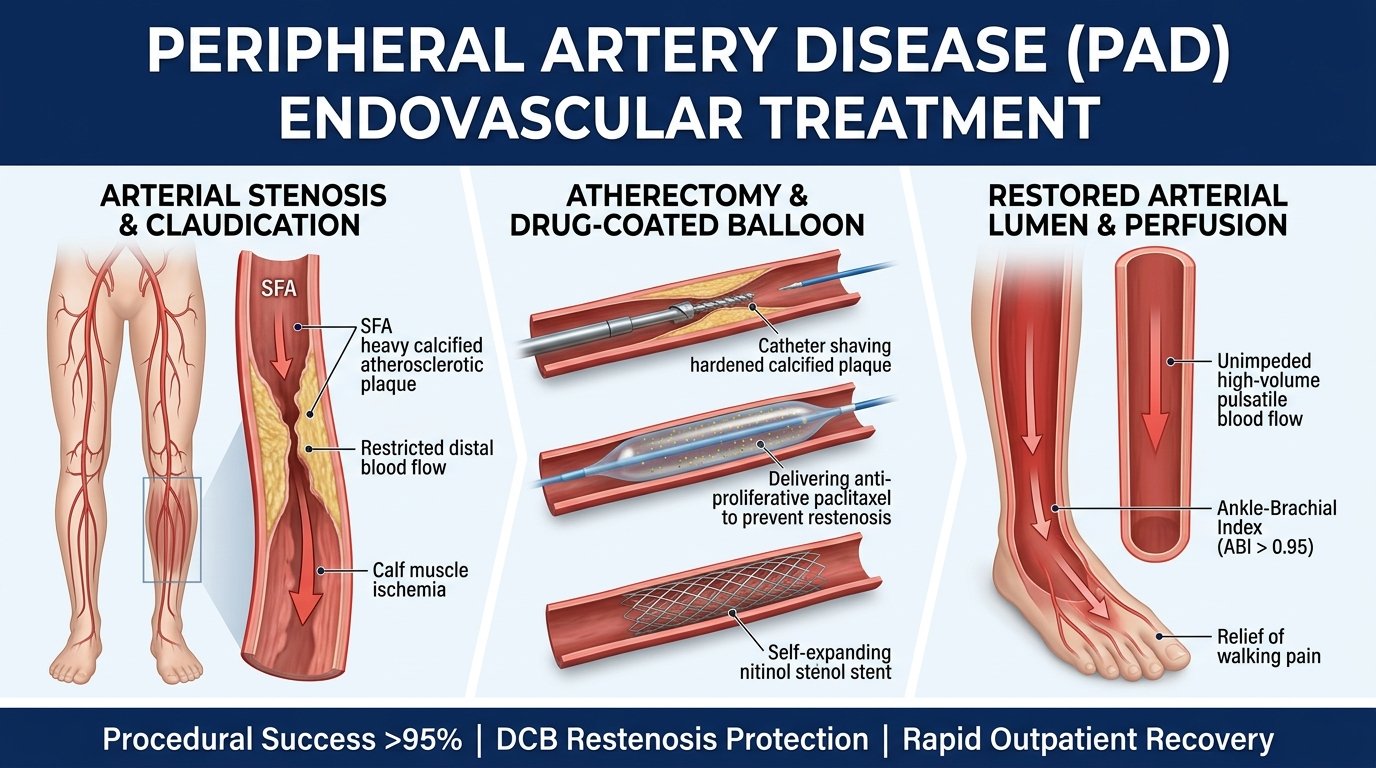 Peripheral artery disease (PAD) treatment