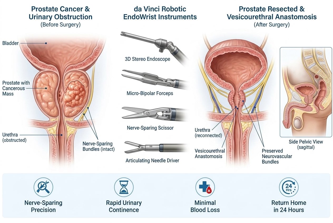 Robotic prostate surgery (RALP)