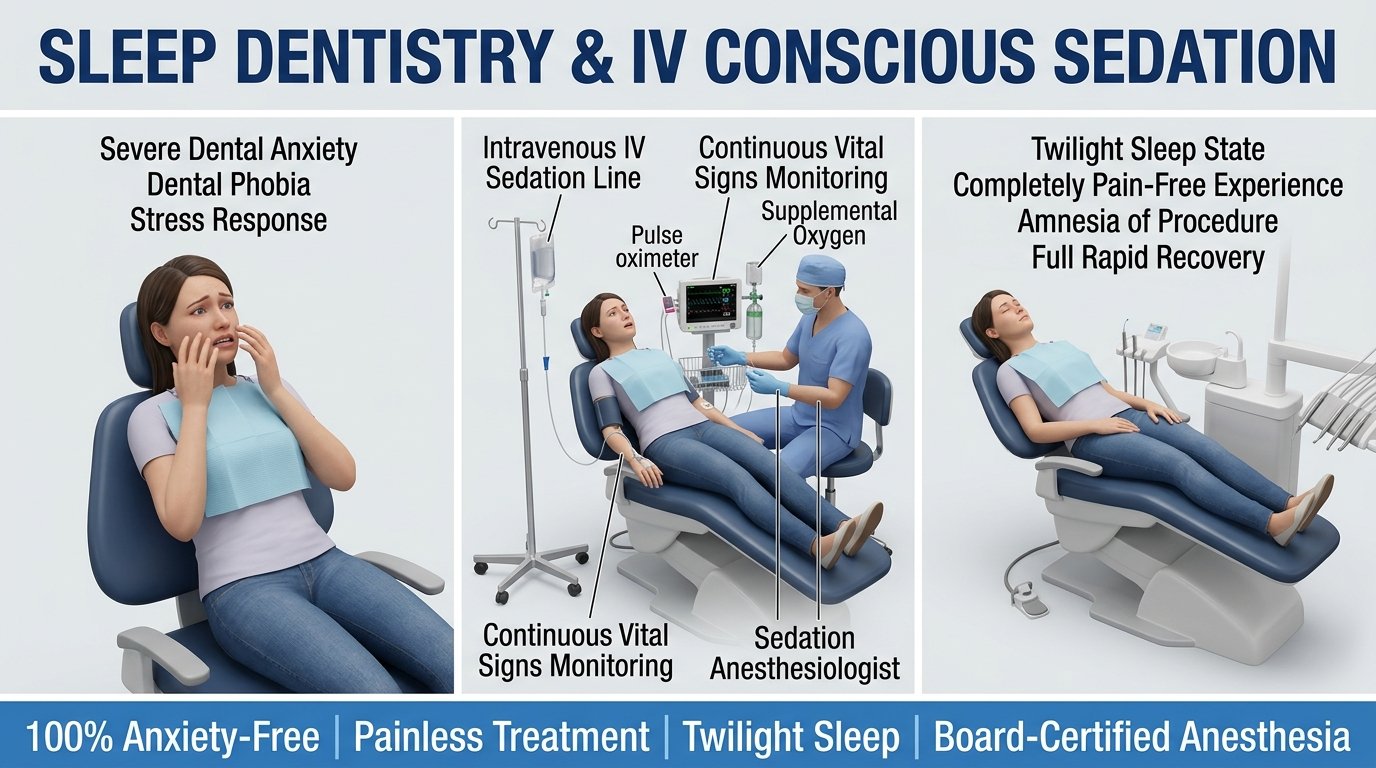 Sleep dentistry (IV sedation)