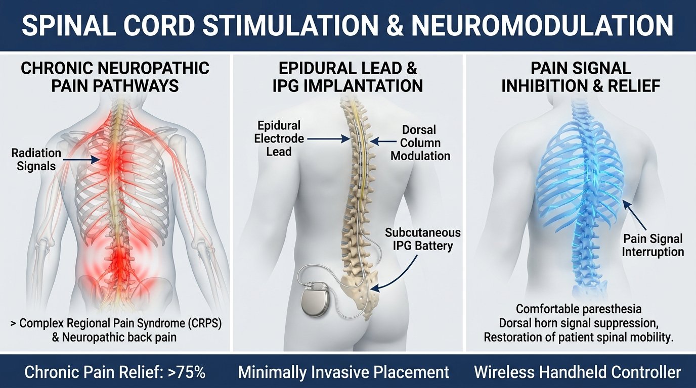 Spinal cord stimulation & neuromodulation