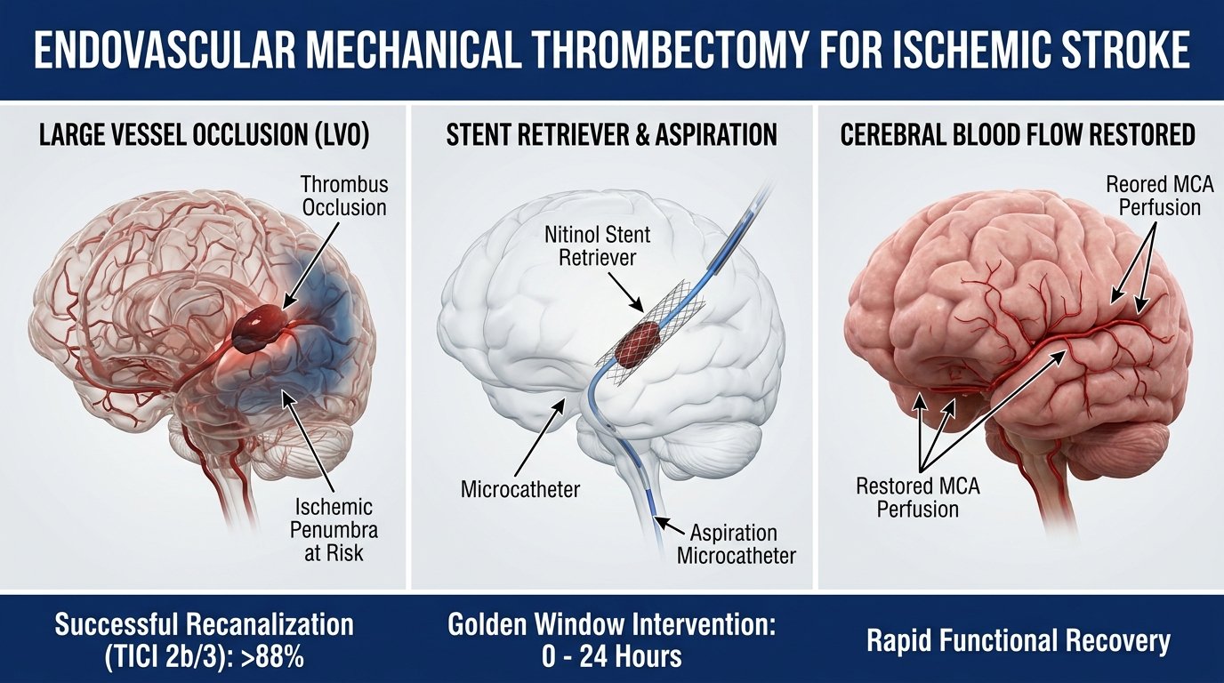 Endovascular stroke thrombectomy