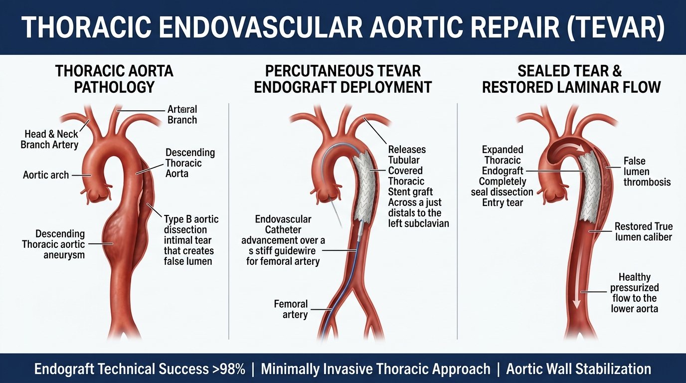 TEVAR — thoracic endovascular repair