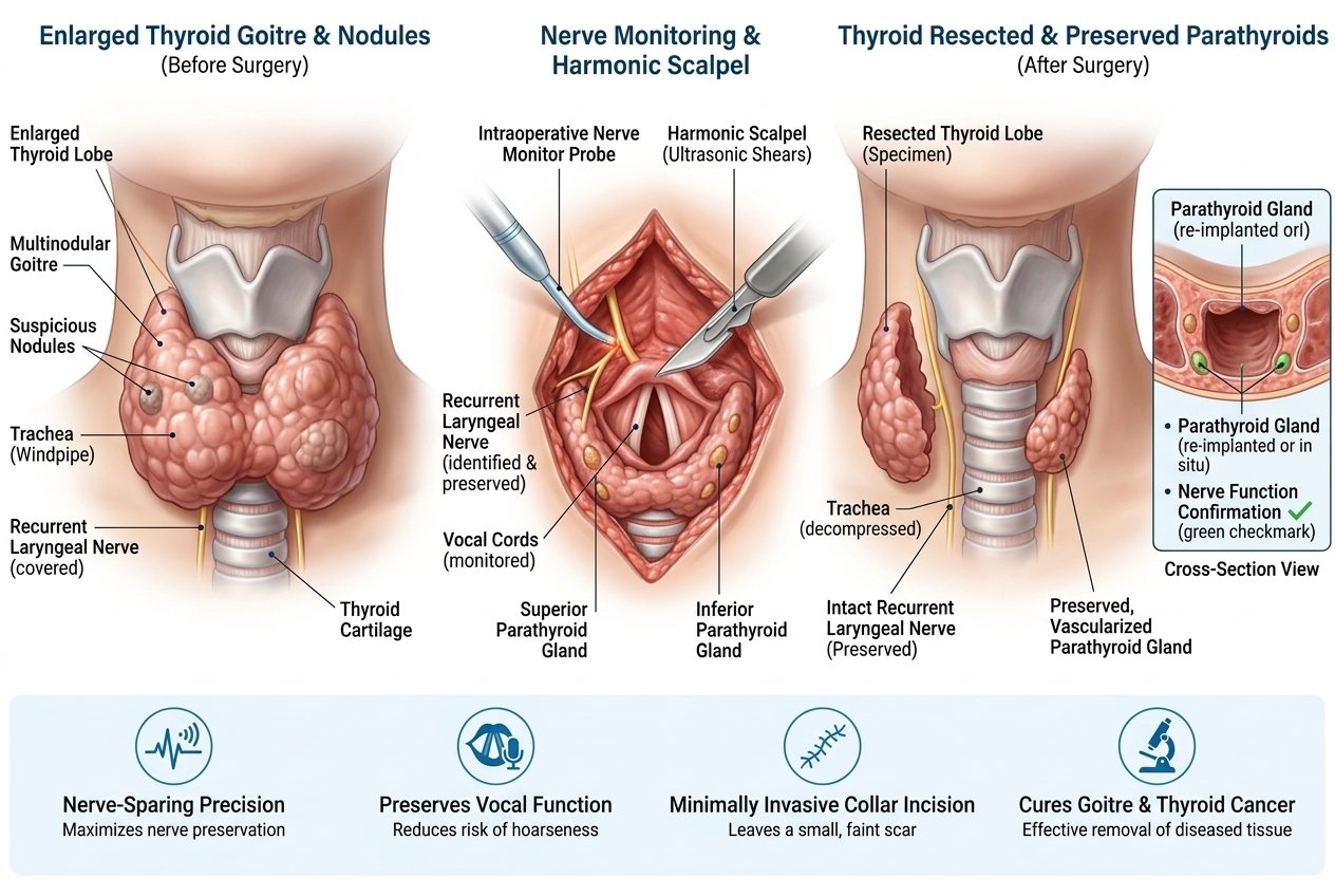 Thyroid & parathyroid surgery