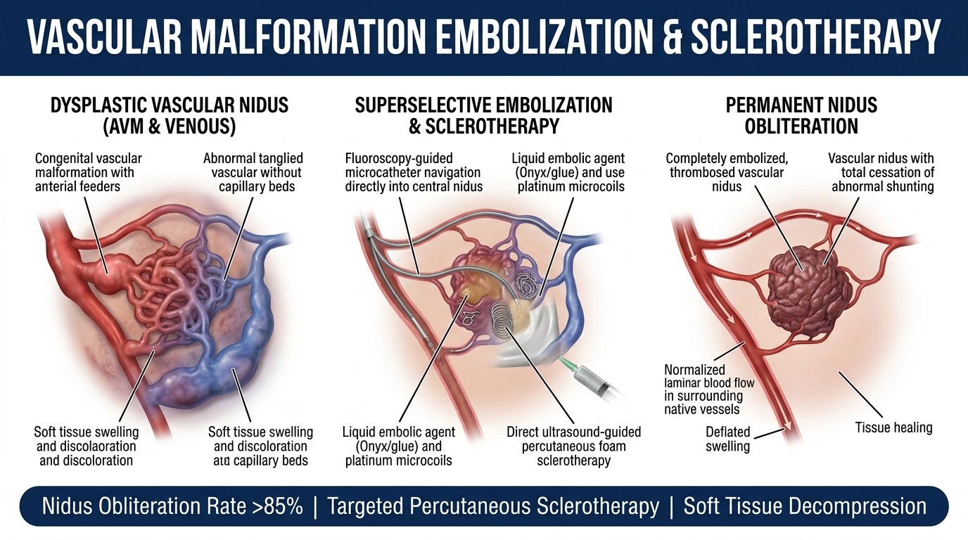 Vascular malformation treatment