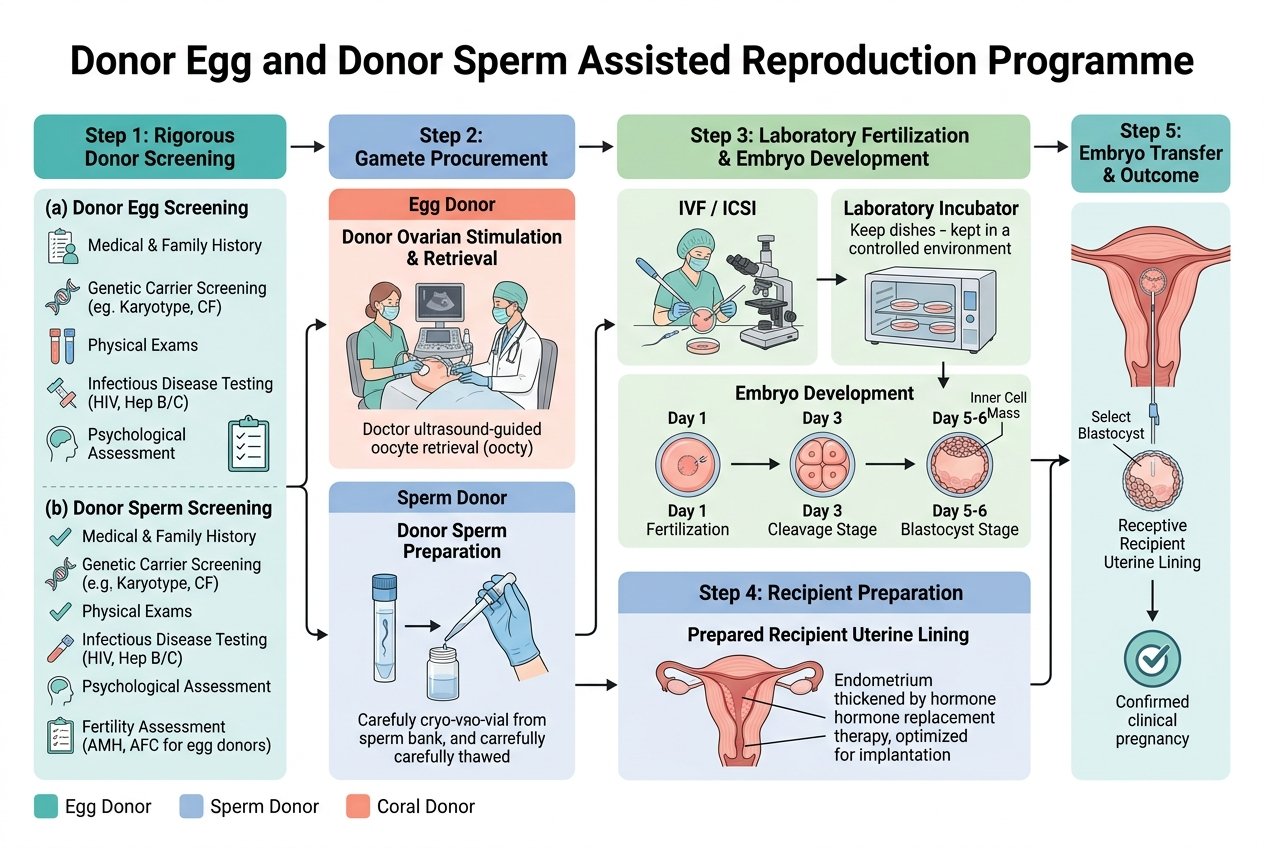 Donor egg & donor sperm programmes