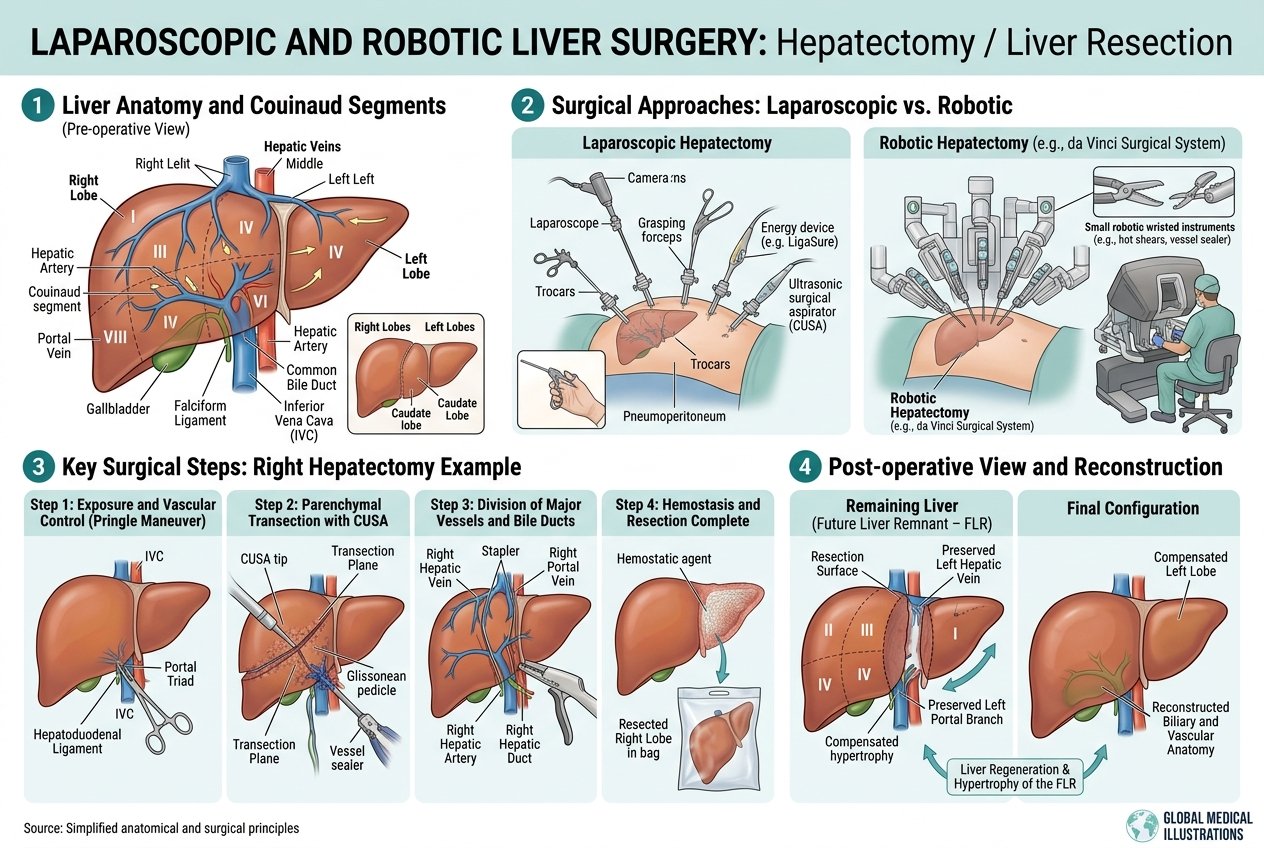 Laparoscopic & robotic liver surgery