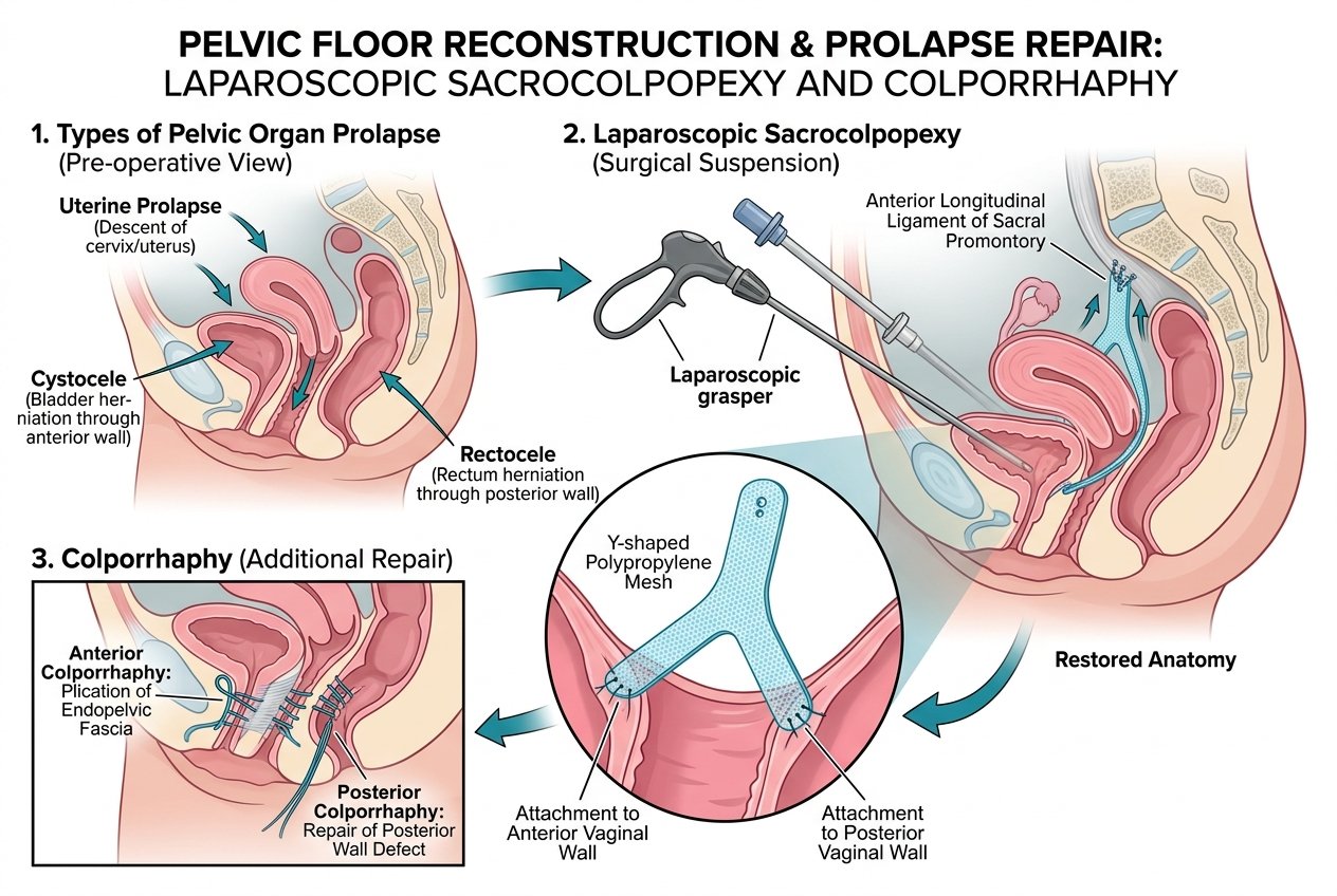 Pelvic floor reconstruction & prolapse repair