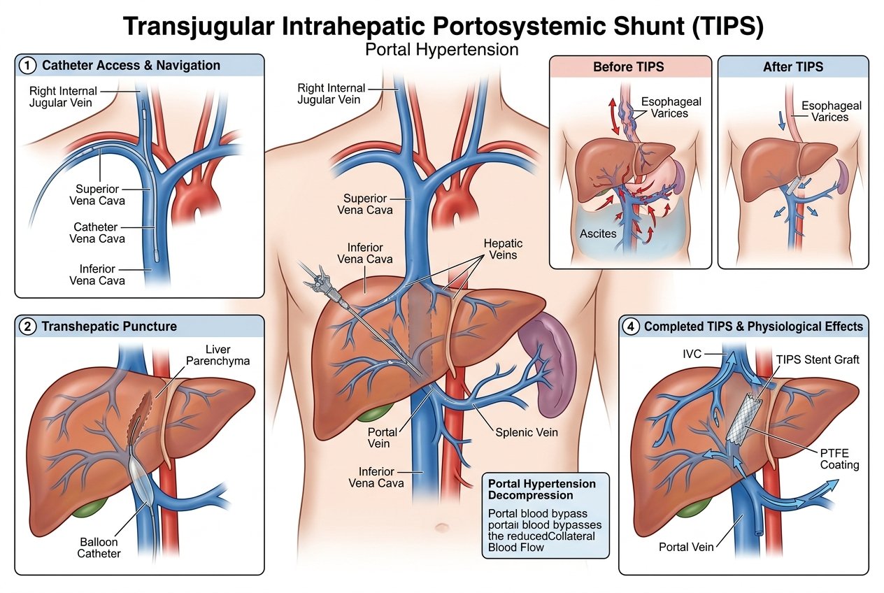 Portal hypertension & TIPS procedure
