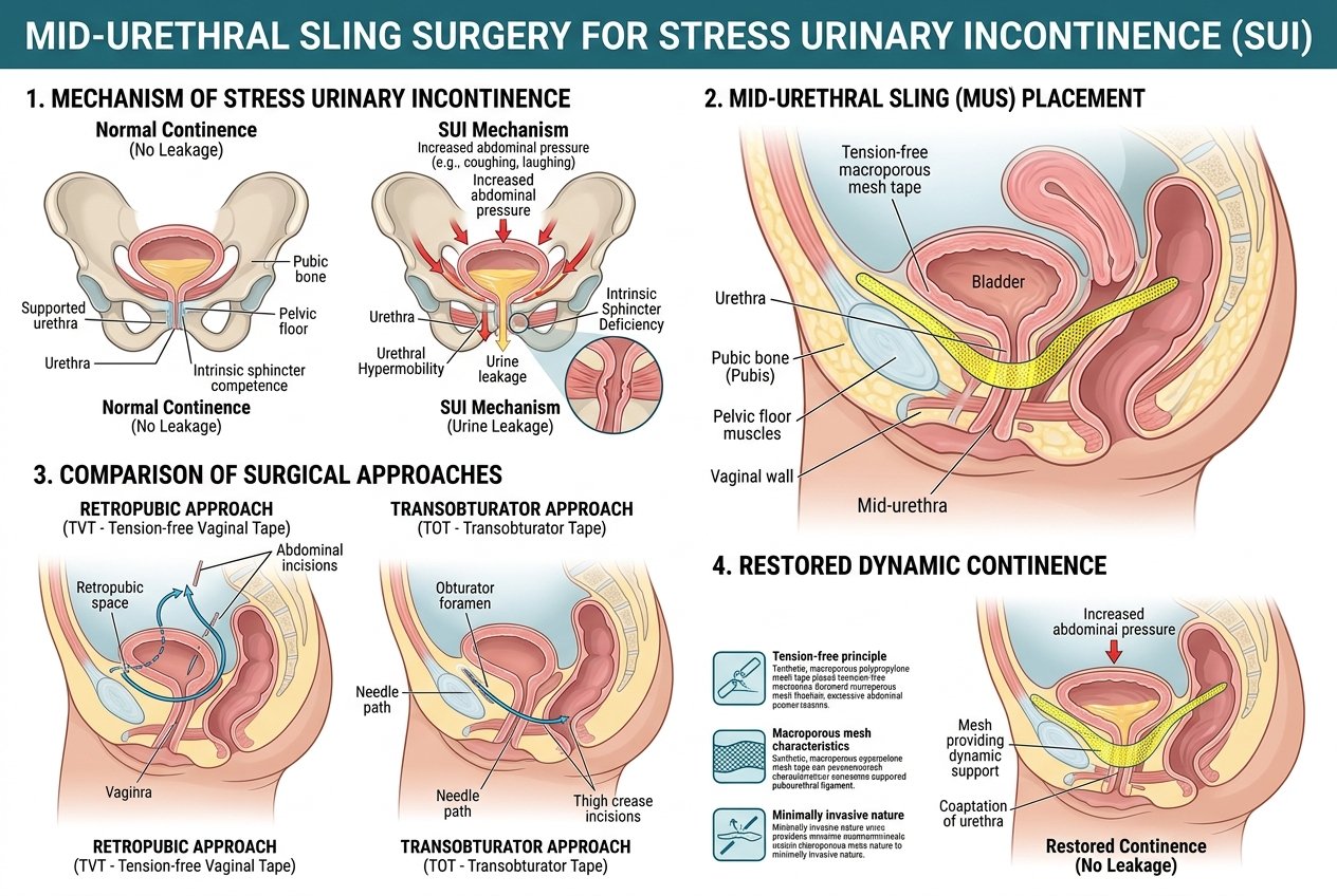 Stress urinary incontinence surgery